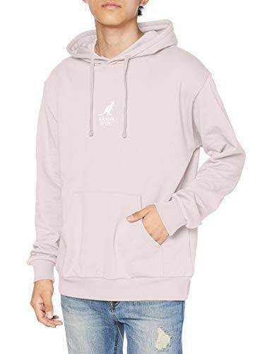 [ウィゴー] 裏毛カンゴールスポーツ刺繍 プルパーカ パーカー スウェット トレーナー メンズ M Lベージュ