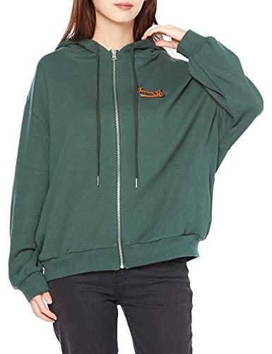 [ウィゴー] BIG ビッグ 大きいサイズ ZIP ジップ パーカー レディース F Dグリーン