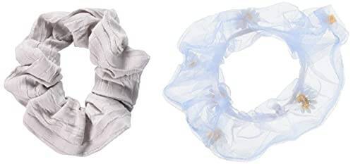 [ウィゴー] 2Pレース シュシュ ヘアアクセ レディース Free Size サックス