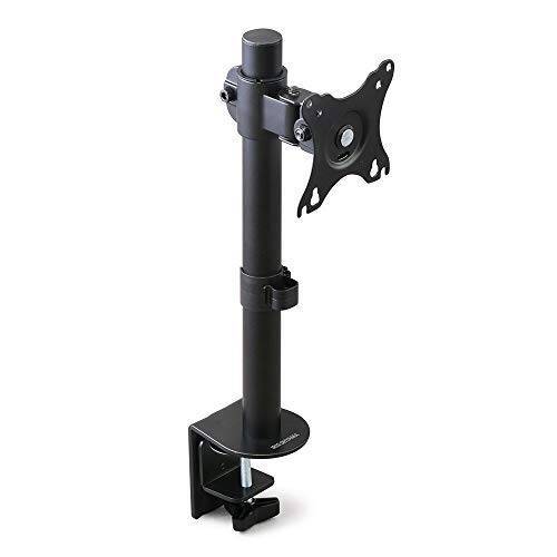 アイリスオーヤマ モニターアーム PC モニター アーム ディスプレイアーム 液晶ディスプレイ 耐荷重 8kg 8.0kg DA-1040 ブラック 幅約11.7×奥行約16.5×高さ約59.8(cm)