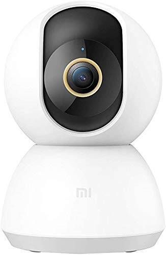 【日本正規代理店品】Xiaomi Mi 360°家庭用スマートカメラ 2K 日本版 1296p 300万画素 WiFi防犯・監視カメラ スマホ通知 AI人体検知 双方向通話 夜間撮影 猫/犬/子供/老人見守り 32GBまでMicro SDカード対応