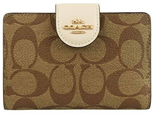 [コーチ] COACH 財布 折財布 二つ折り MEDIUM CORNER ZIP WALLET アウトレット [並行輸入品]