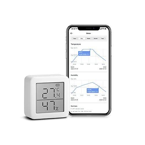 SwitchBot 温湿度計 デジタル スマート家電 高精度 スイス製センサー スマホで温度湿度管理 熱中症対策 アラーム付き グラフ記録 アレクサ、Google home、HomePod、IFTTT に対応(ハブ必要)