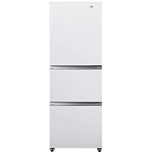 ハイセンス 冷蔵庫 幅55.4cm 282L ホワイト HR-D2801W 3ドア 右開き 真ん中野菜室 自動霜取り スリム