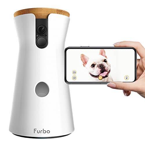 Furbo ドッグカメラ [ファーボ] - AI搭載 wifi ペットカメラ 犬 留守番 飛び出すおやつ 見守り 双方向会話 スマホ iPhone & Android 対応 アカウント共有 写真 動画