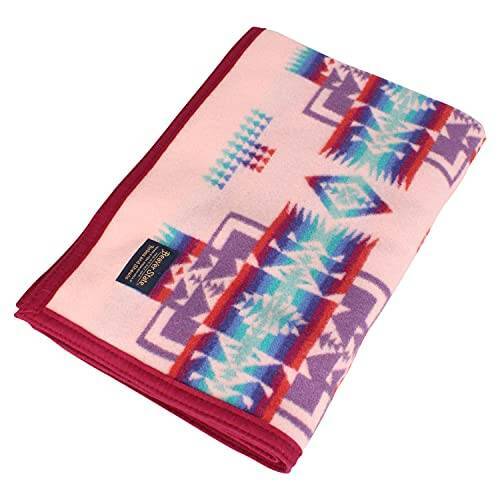 ペンドルトン PENDLETON ブランケット ひざ掛け 布団 ひざかけ 大判 軽量 防寒 アウトドア キャンプ 掛け布団 CHIEF JOSEPH CRIB BLANKET ZD632 ピンク [並行輸入品]