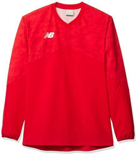 [ニューバランス] ロングスリーブ Tシャツ ピステトップロングスリーブシャツ メンズ RED(レッド) S