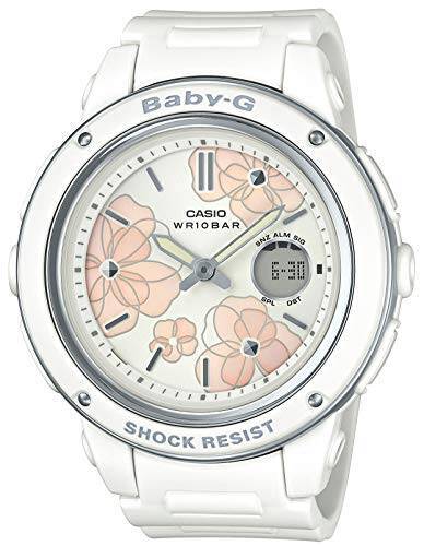 [カシオ] 腕時計 ベビージー Floral Dial Series BGA-150FL-7AJF レディース ホワイト