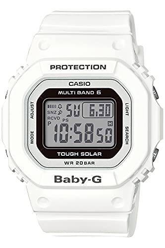 [カシオ] 腕時計 ベビージー 電波ソーラー スーパーイルミネータータイプ(高輝度なLEDライト) BGD-5000U-7JF レディース ホワイト
