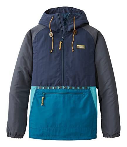 L.L.Bean(エルエルビーン) メンズ マウンテン・クラシック・インサレーテッド・アノラック、マルチカラー ジャパン・フィット Lサイズ Nautical Navy/Twilight マルチカラー １００００８４８８７