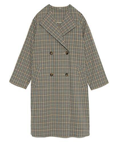 [ミラオーウェン] Aライン脇スリットミディ丈トレンチコート 09WFC221008 レディース CHECK F