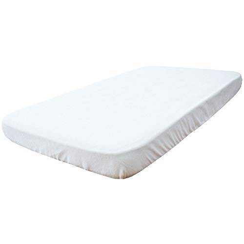 マニフレックス マニベビー専用 ブライトコットン ボックスシーツ ミルキーホワイト 日本製 W70×D120×H10cm