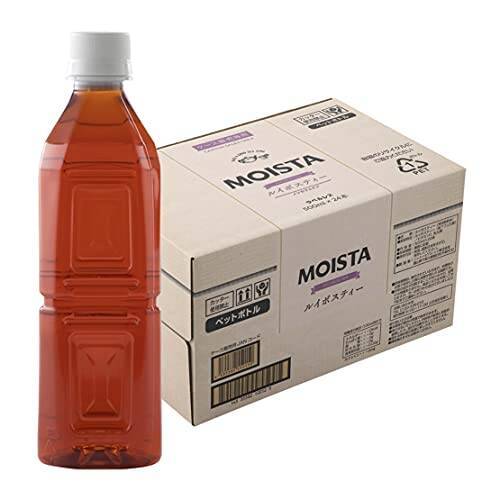 [Amazon限定ブランド] MOISTA ラベルレス ルイボスティー500ml ×24本 デカフェ・ノンカフェイン