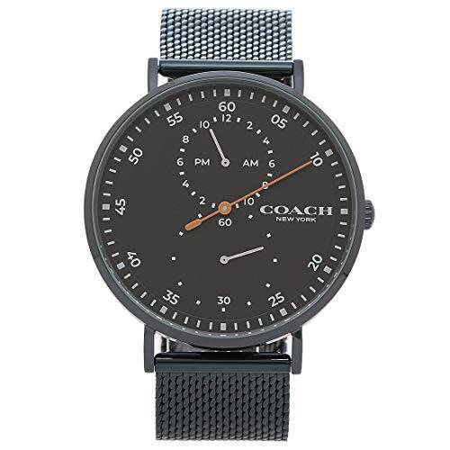 [コーチ]時計 メンズ チャールズ41MM クォーツ メッシュベルト ブラック ネイビー COACH 14602478 [並行輸入品]
