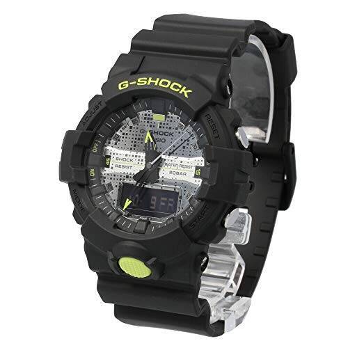 CASIO カシオ G-SHOCK ジーショック Gショック 腕時計 時計 メンズ アナログ デジタル アナデジ スポーツ ブラック シルバー GA-800DC-1A [並行輸入品]