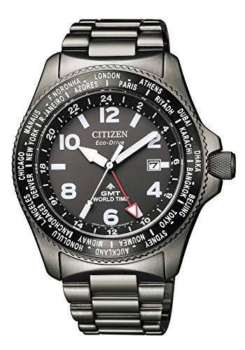 [シチズン] 腕時計 プロマスター エコ・ドライブ LANDシリーズ GMT BJ7107-83E メンズ ブラック