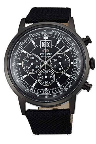 [オリエント時計] 腕時計 ビッグデイト FTV02001B0 メンズ 正規輸入品 ブラック