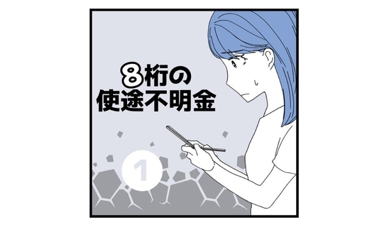 8桁の使途不明金