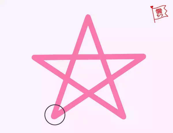 星の書き順でわかる！あなたの「ブラックな一面」