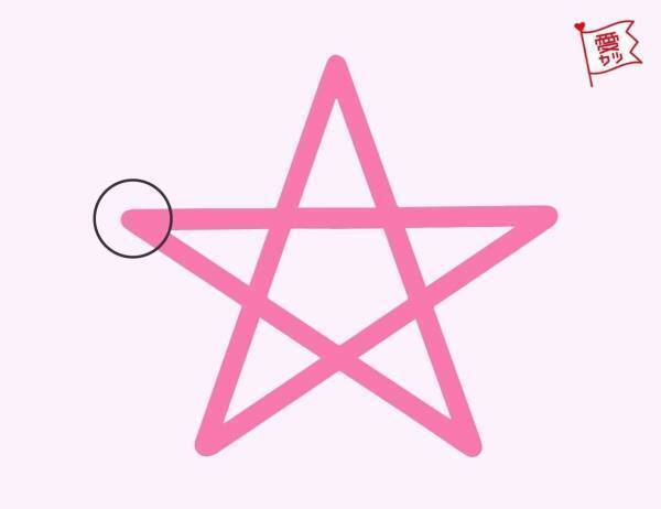 星の書き順でわかる！あなたの「ブラックな一面」