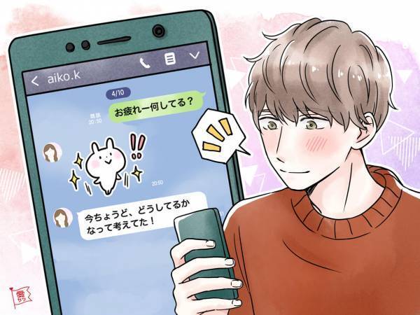 男性の好感度バツグン！気になる彼に送るLINEスタンプは…