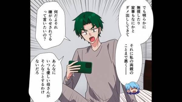 義母の悪質な嫌がらせを伝えるも…夫『優しい母さんがそんなことするわけない！』全く取り合わず！？⇒義父も巻き込み“最悪の展開”へ…【漫画】