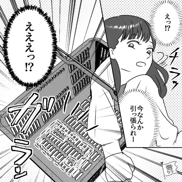 【カゴから消えた唐揚げ】スーパーで後ろから“引っ張られる”感覚…！？→咄嗟に見ると“衝撃的な光景”…！その理由とは…