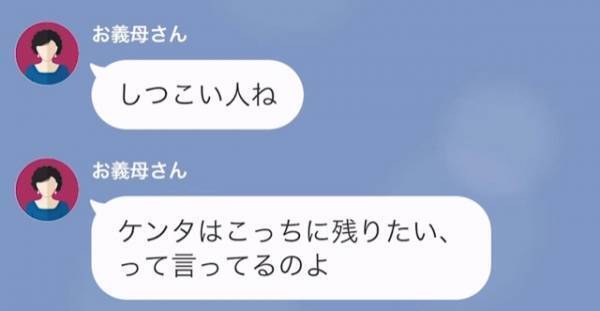 義母「孫ちゃんがいなくなったの…！」義実家で過ごしていた孫が消えた！？嫁に急いで連絡すると…→嫁から【まさかの事実】を告げられる【LINE】