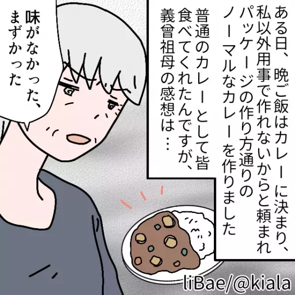 義家族全員“カレーの味の好み”がバラバラ！？→パッケージ通りに作った結果→義母の“強烈な一言”にイラっと