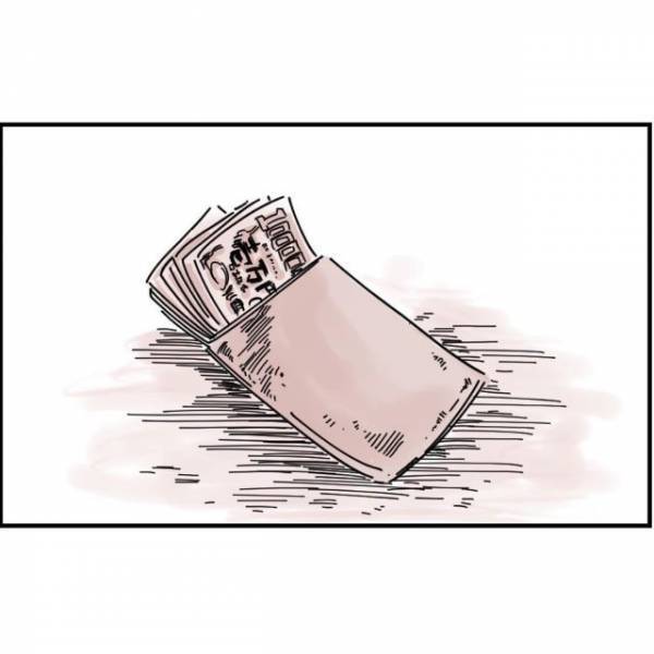 レジャーシートを広げると…⇒友人「ねえ、それ…」私「は！？」→【100万円】が落ちてきた…