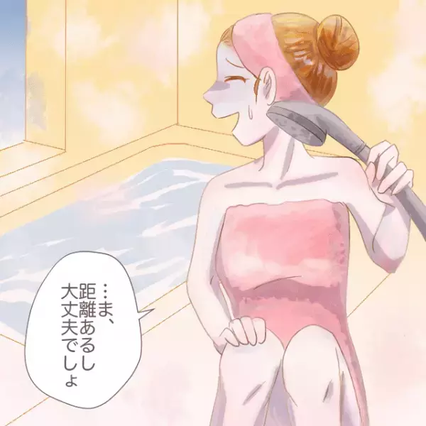 【シャワー中に違和感】「暑いなぁ…窓開けよ」すると…浴室の外に”複数の車”が停車している？⇒直後【身の毛もよだつ展開】