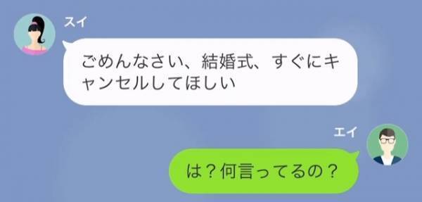 結婚式当日…妻「キャンセルしてほしいの」夫「は？何言ってんの？」⇒妻「私決めたの」その後、続けた言葉に背筋が凍る