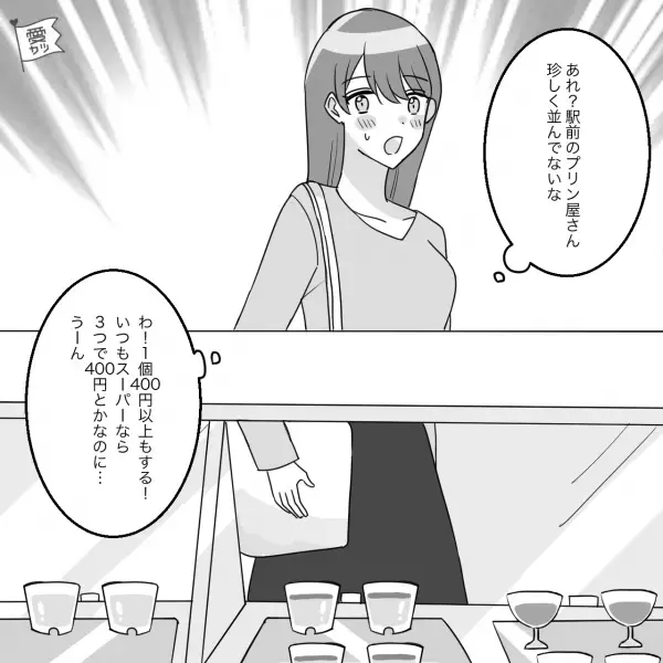 駅前で…1個400円の“高級プリン”を発見「たまには贅沢しちゃお」購入後、すぐに冷蔵庫に入れたが…⇒2時間後「なにこれ…」