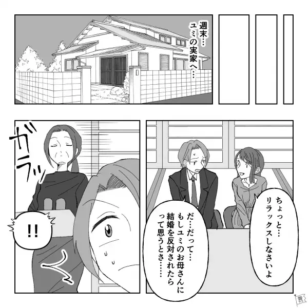 義母「年収はいくら？お住まいは？」結婚挨拶で“遠慮なしの質問攻め”！？だが次の瞬間⇒義母に“内緒”で結婚式をげようとすると…