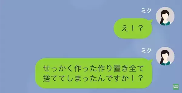 『6品もの作り置き』を捨てられ【息子を奪った猫泥棒】呼ばわり！？怒りが募った嫁は…＜嫁いびり義母にお仕置きした結果＃4＞