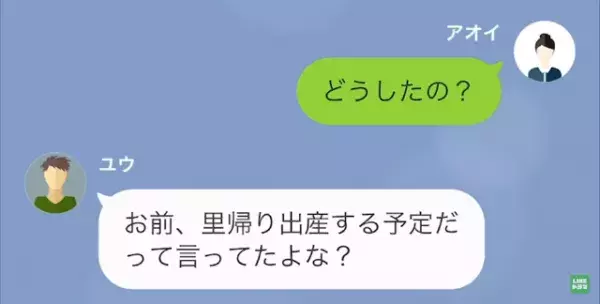 「里帰り出産中止にできないか？」妊娠中の妻に“義姉の子どもの育児”を押し付ける夫。妻が離婚を申し出るも…