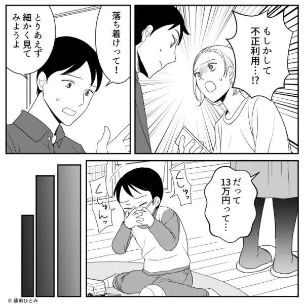 【13万円】を無断で引き落とした夫！？しかし「違うよ！」原因は夫ではなく…“夫婦揃って”青ざめた真相。
