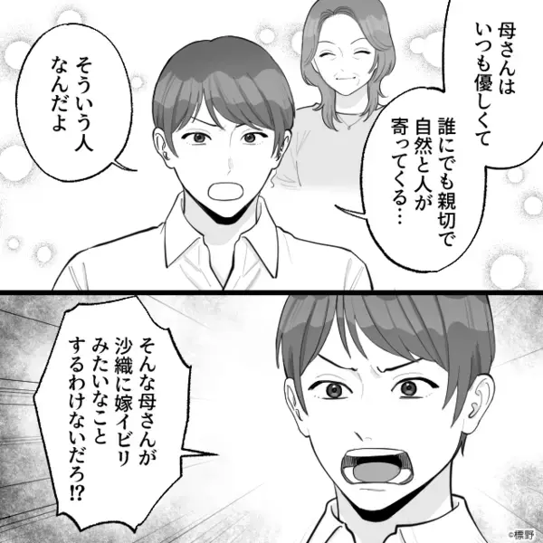 嫁いじめを頑なに信じなかった夫。しかし【ガチャ】偶然見た“尋常じゃない光景”に「母さん…今の…」