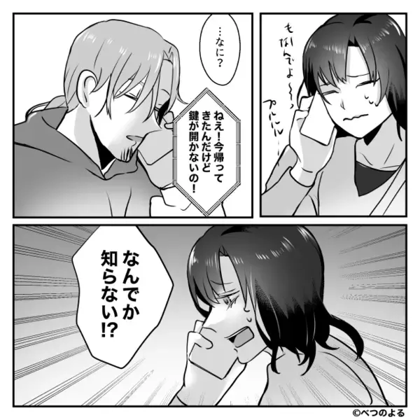 旅行から帰ると…「鍵が開かない！？」直後⇒【ギイッ…】家の中から出てきた人物に顔面蒼白！？