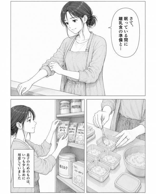 「また作ればいいだろw」”赤ちゃんの離乳食”まで勝手に食い尽くす夫。だが数日「待てよ…」親戚の集まりで泣きついてきたワケ
