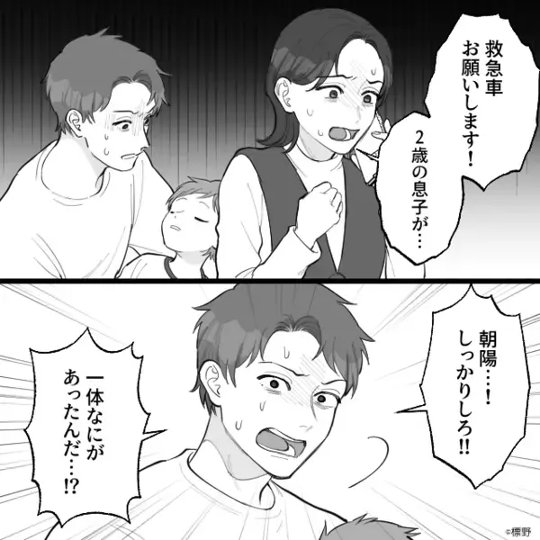 2歳の息子を激しく揺さぶり笑う義母！？しかし次の瞬間⇒義母「え…え…違うの…」その場が凍りついたワケ