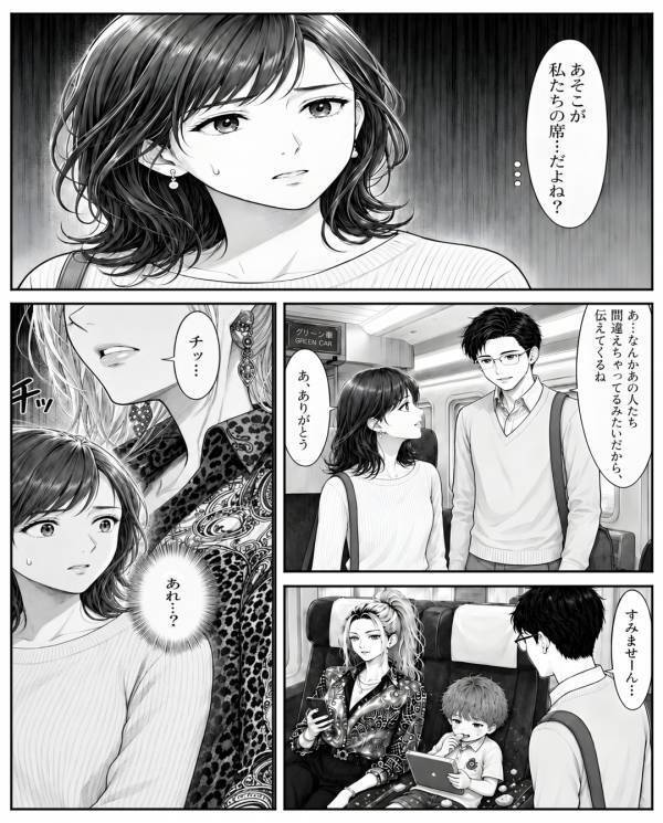 グリーン車で…“わざと”他人の席を占領する親子！？しかし直後⇒『スウッ…』私が動くと「行くよ！早く！」血相を変えたワケ