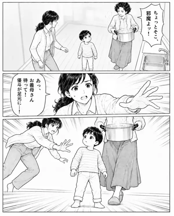 幼い孫に”わざと”熱湯をかけ大火傷させた義母「大げさねw」だが病院で「それって…」医師の放った一言に絶句