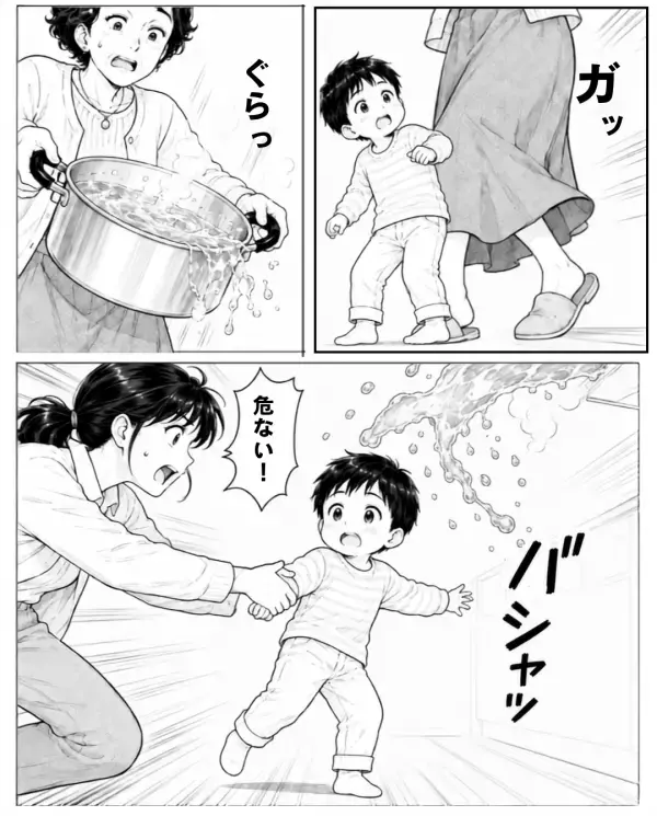 幼い孫に”わざと”熱湯をかけ大火傷させた義母「大げさねw」だが病院で「それって…」医師の放った一言に絶句