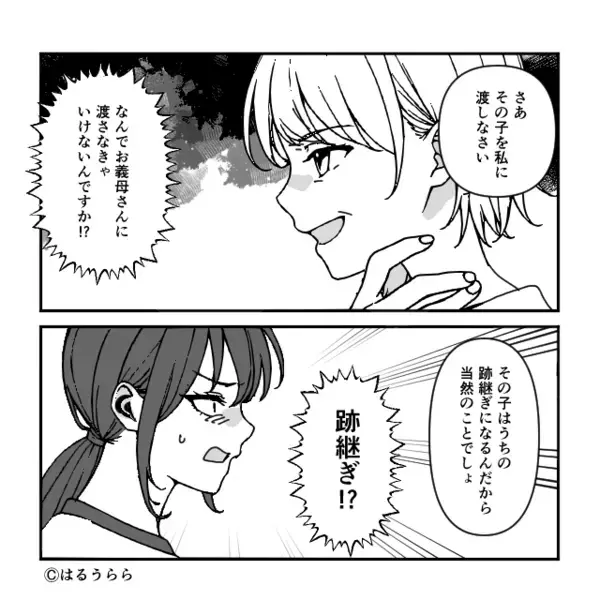 生まれたばかりの子を「跡継ぎだから」奪おうとする義母！？さらに夫「実は…」⇒背筋が凍りつく【計画】が隠れていた話