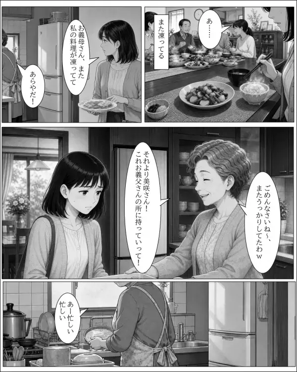 嫁のご飯だけキンキンに凍らす義母「うっかりしてたw」だが後日…親戚の集まりで〈痛烈な反撃〉が炸裂し…義母が赤面