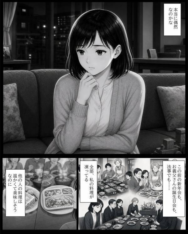 嫁のご飯だけキンキンに凍らす義母「うっかりしてたw」だが後日…親戚の集まりで〈痛烈な反撃〉が炸裂し…義母が赤面
