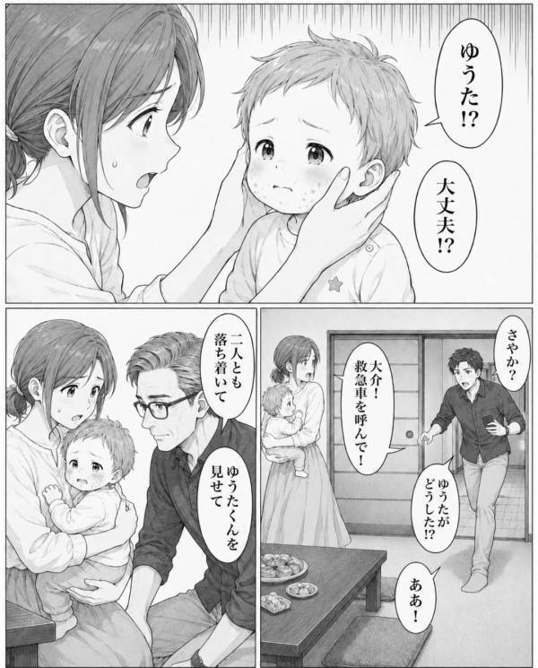 「大げさw」嫁に隠れて…小麦アレルギーの孫に”天ぷら”を与える義母。だが後日、病院で「そんな…」義母が泣き崩れて…！？