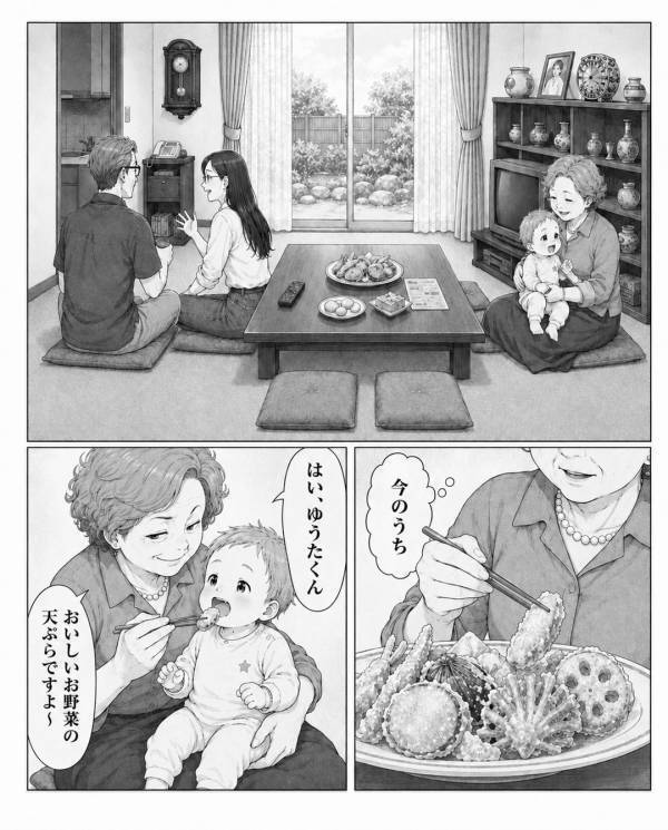 「大げさw」嫁に隠れて…小麦アレルギーの孫に”天ぷら”を与える義母。だが後日、病院で「そんな…」義母が泣き崩れて…！？