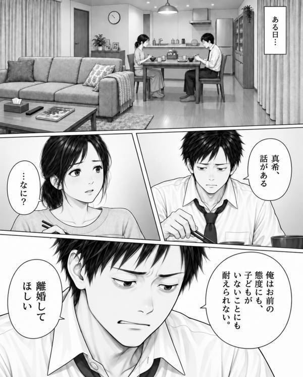 不妊を妻のせいにし、浮気する夫「お前が妊娠しないからw」だが10年後「…教えてあげる」再会した妻から告げられた真実とは